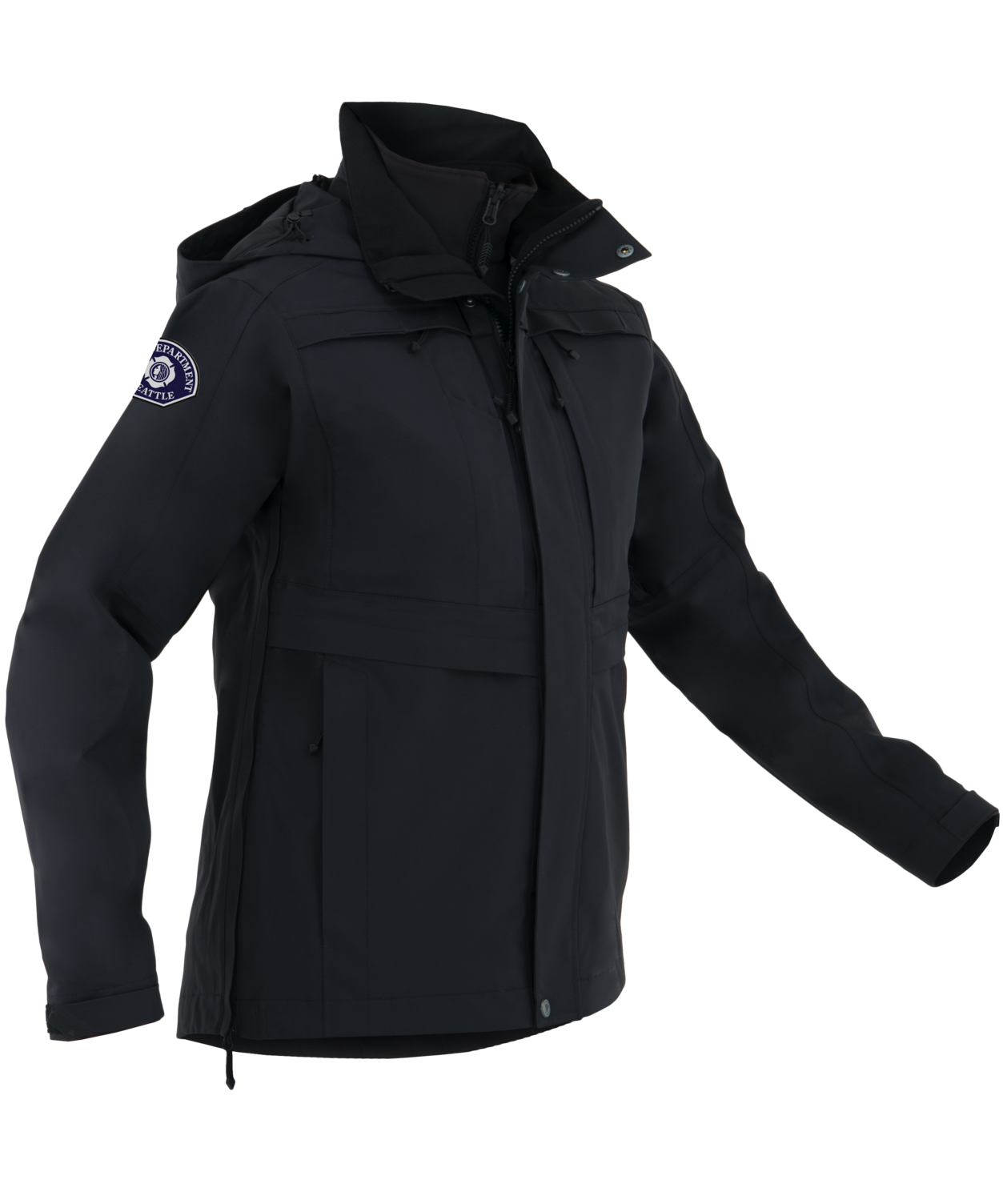 First Tactical - WOMEN’S TACTIX SYSTEM PARKA - Black | Midnight Navy