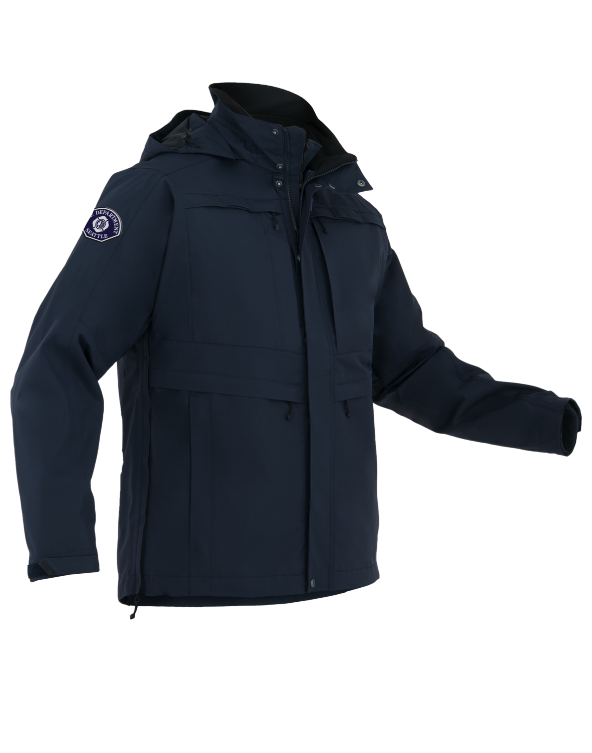 First Tactical - MEN’S TACTIX SYSTEM PARKA - Black | Midnight Navy