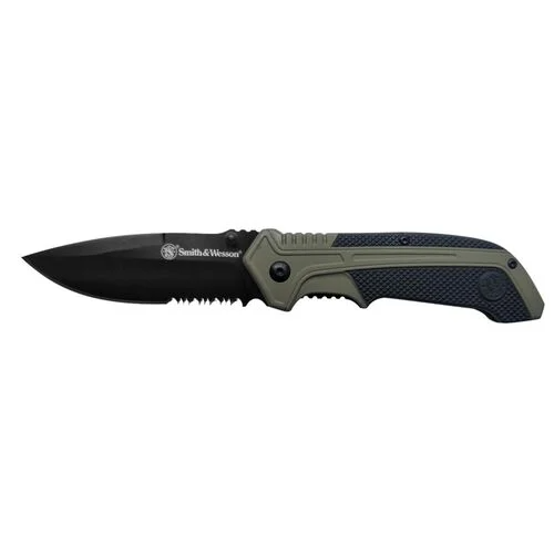 S.A.OD Green Drop Point Folding Knife