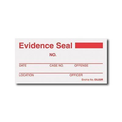 Sirchie - SIRCHSEAL Evidence Seal Labels roll of 100