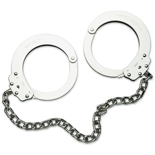 Peerless 705C Oversized Leg Irons - Nickle