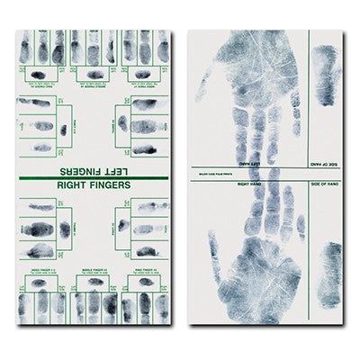 Sirchie - Major Case & Tip Print Cards