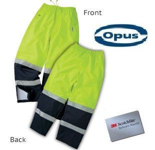 Duty Safety Rain Pants Two Tone
