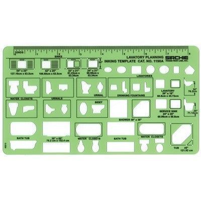 Sirchie - Lavatory Planning Template