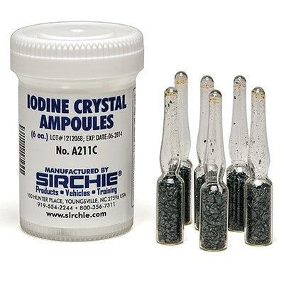 Sirchie - SEARCH Iodine Crystal Ampoules