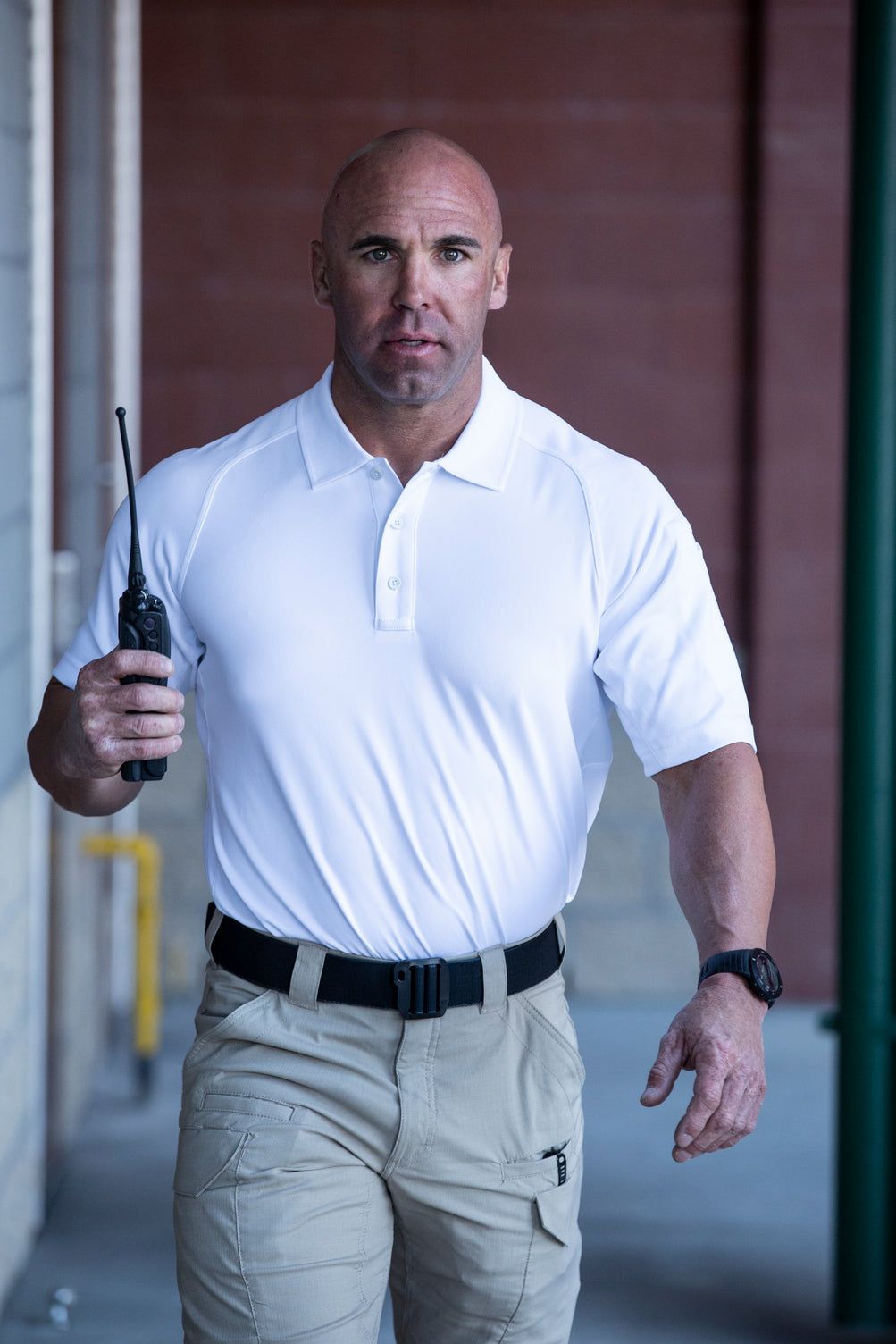 First Tactical - MEN'S PERFORMANCE SHORT SLEEVE POLO - White | Asphalt | Black | Khaki | Red | Midnight Navy