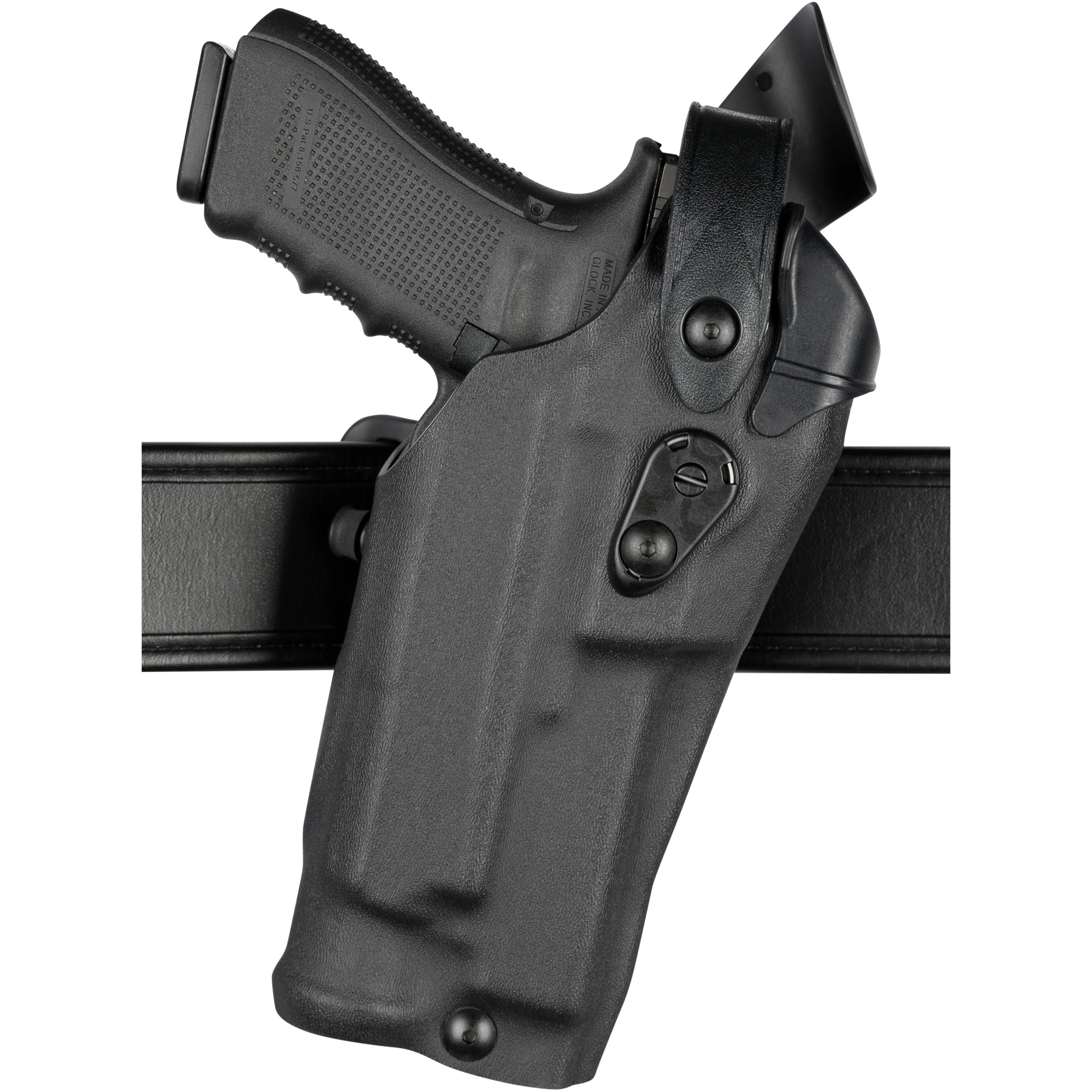 Model 6362RDS ALS/SLS Hi-Ride, Level III Retention Duty Holster for Glock 19 Gens 1-4 w/ Light