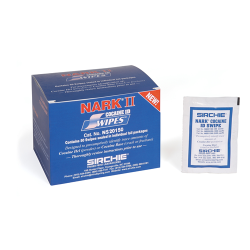 Sirchie - Cocaine ID Swipes/ Box of 50