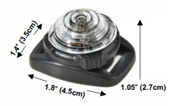 Guardian Trident Police Strobe Red and Blue Beacon Light