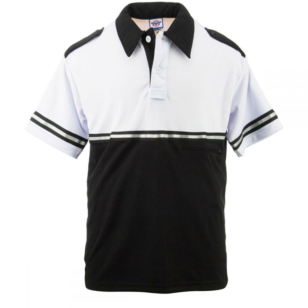 TWO TONE BIKE PATROL SHIRT WITH ZIPPER POCKET