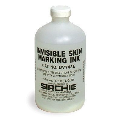 Sirchie - Fluorescent Invisible Skin Marking Ink