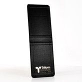 Triform - Leather Cloth Black Carrying Case for Notebooks