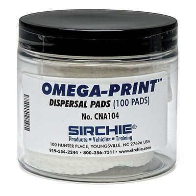 Sirchie - OMEGA-PRINT Dispersal Pads 100 each