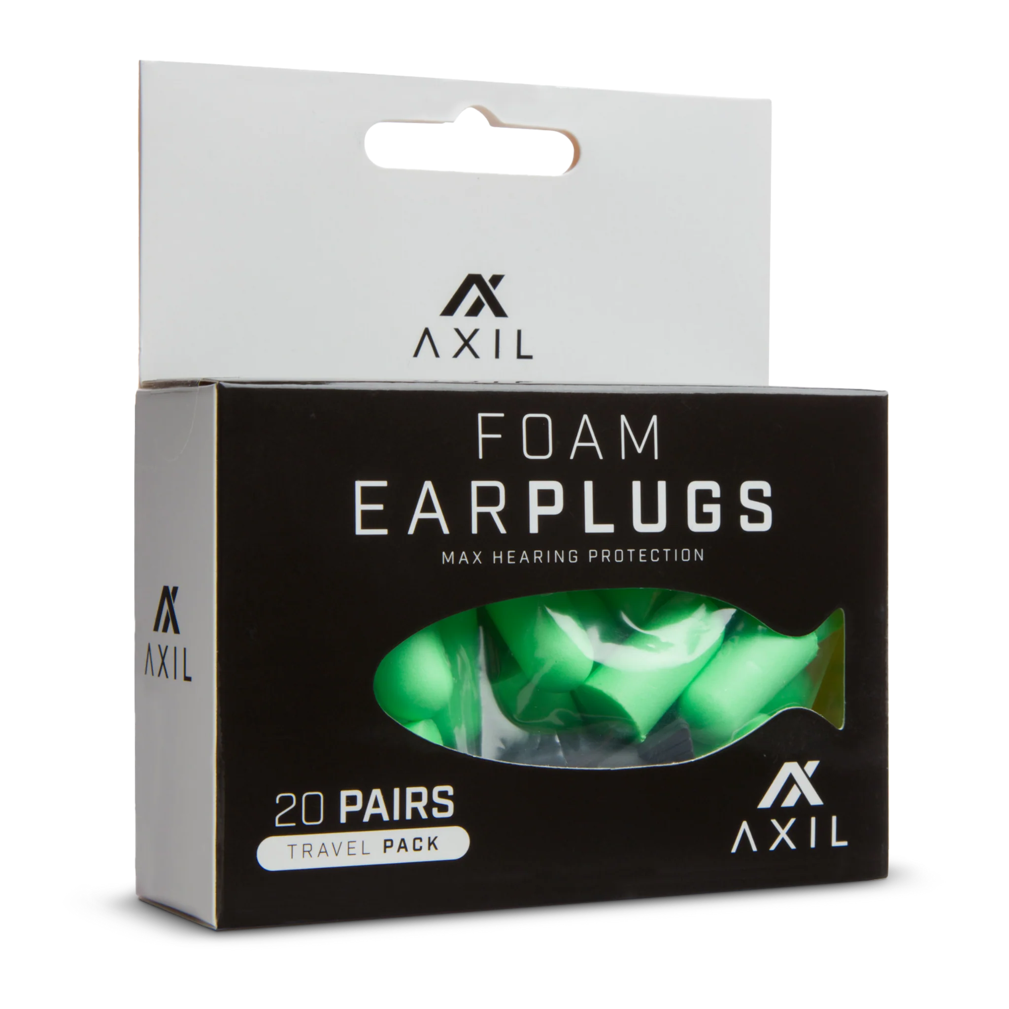 Foam Ear Plugs - 20 Pair Travel Pack
