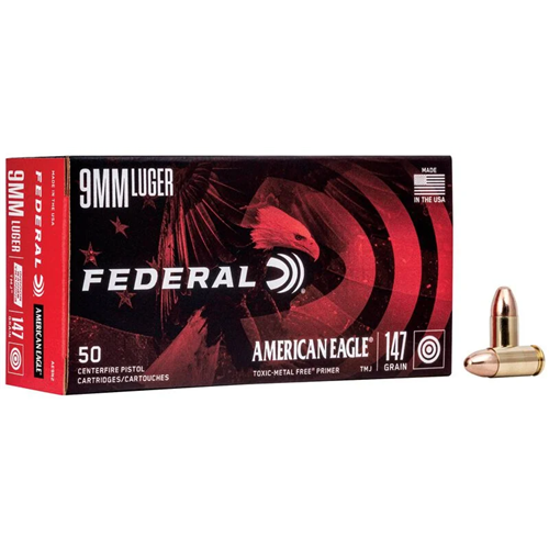 AMERICAN EAGLE 9MM LUGER 147 GR TOTAL ME