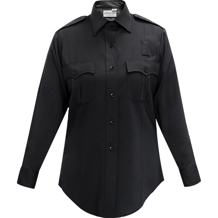 Justice Women's Long Sleeve Shirt - LAPD Navy