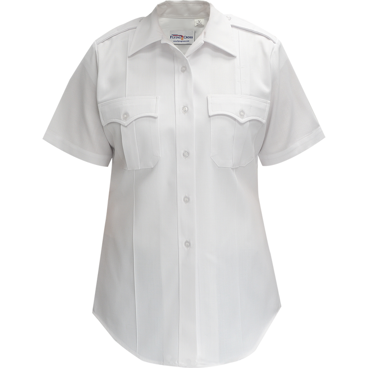 Command Women's Short Sleeve Shirt - White - 32