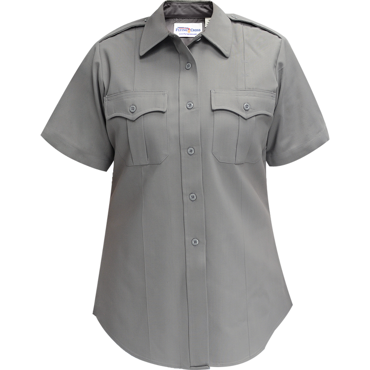 Command Women's Short Sleeve Shirt - Gray - 38