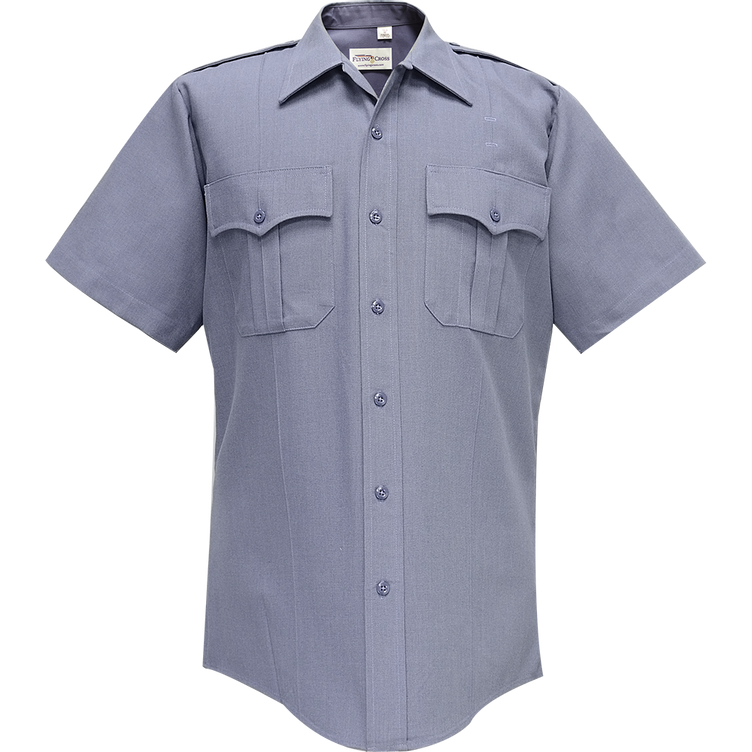 Command Women's Short Sleeve Shirt - French Blue - 48