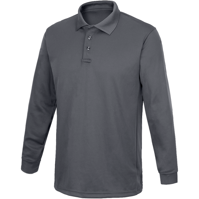 Long Sleeve Impact Polo - Gray - 3X-Large