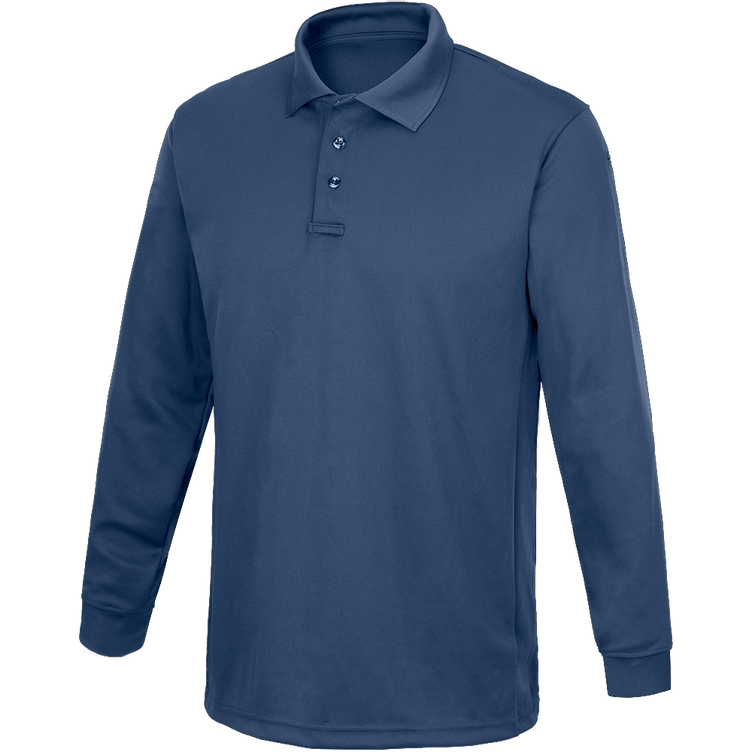 Long Sleeve Impact Polo - French Blue - 6X-Large