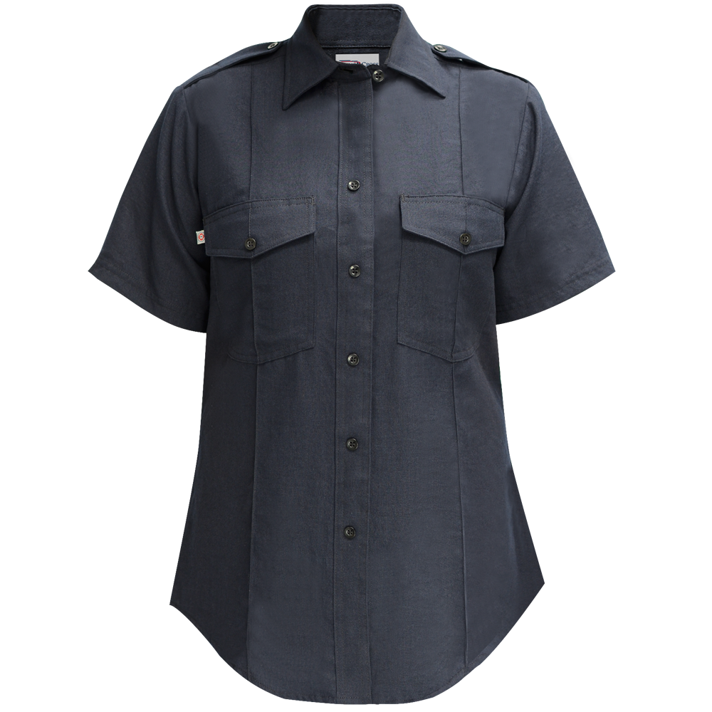 NFPA Compliant Women's Nomex Short Sleeve Shirt - LAPD Navy - 50
