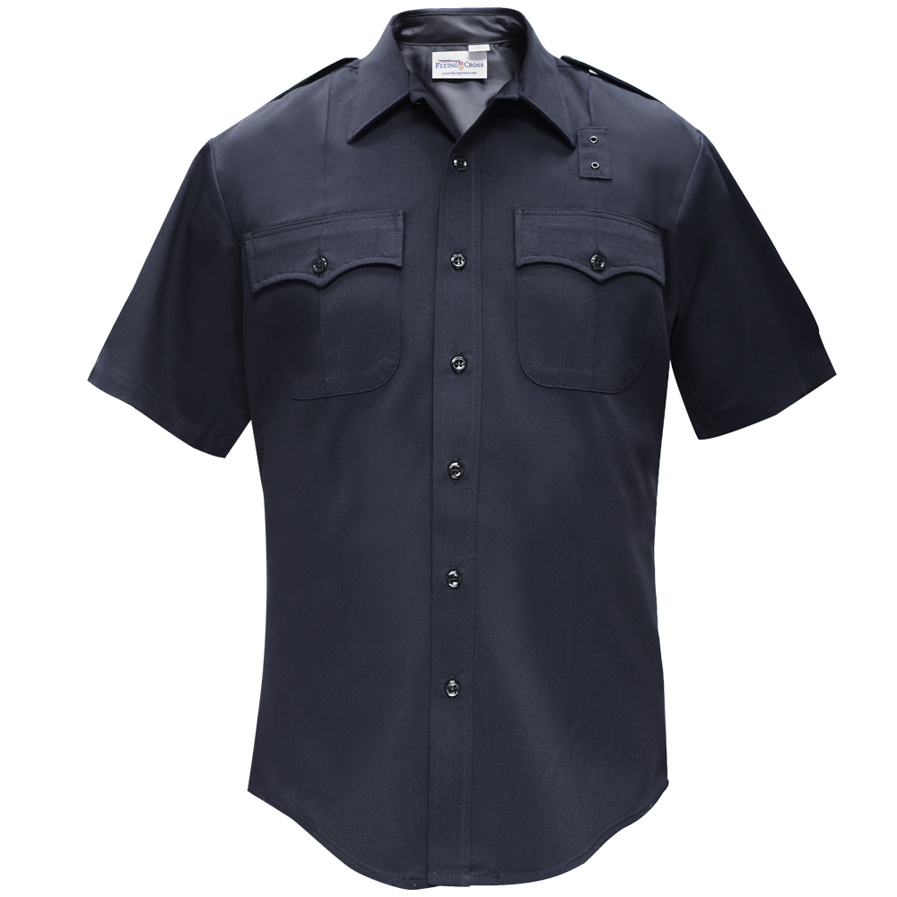 Deluxe Tactical Short Sleeve Shirt w/ Com Ports - LAPD Navy - 4X-Large