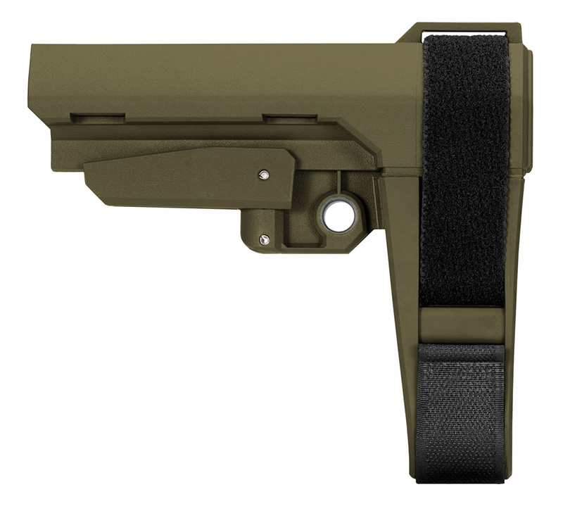 SBA3 OD GREEN, 5-POSITION ADJUSTABLE