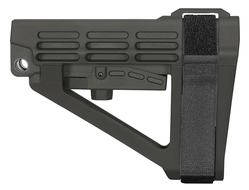 SBA4 STEALTH GRAY, 5-POSITION ADJUSTABLE