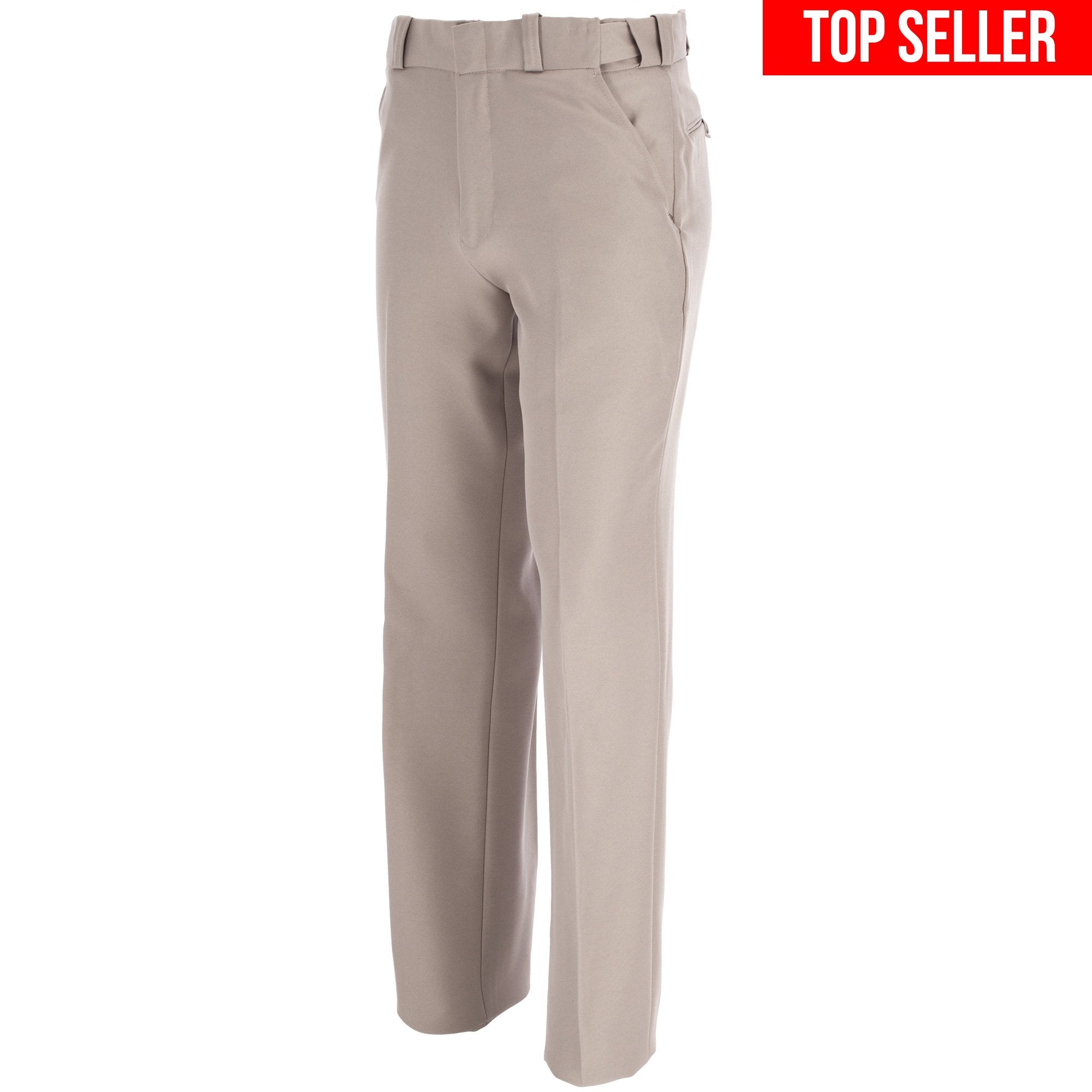 Tact Squad 7002 Polyester 4-Pocket Uniform Trousers - Silver Tan