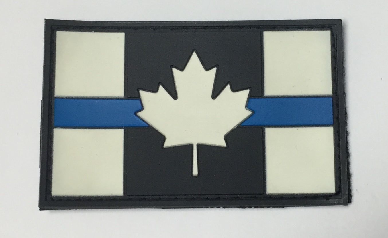 3D PVC CANADIAN FLAG - VELCRO PATCH