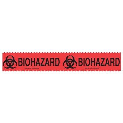 Red Biohazard Integrity Tape 108 Ft