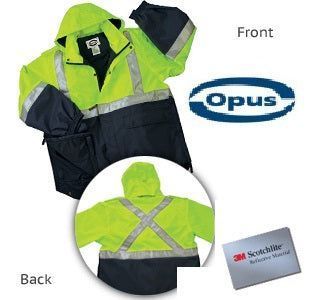 Duty Safety Rain Jacket Two Tone