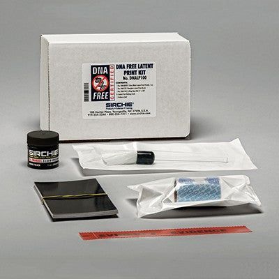 Sirchie - DNA Free Fingerprint Lifting Kit with Fiberglass Brush