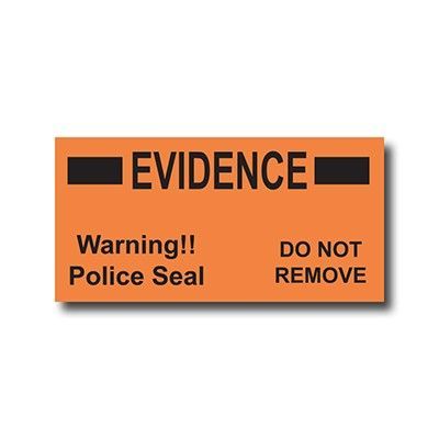 Sirchie - SIRCHSEAL Police Seal Labels roll of 100