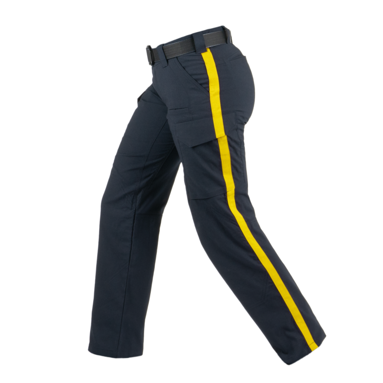 Women's V2 Pant - Yellow Stripe (RCMP) - Midnight Navy