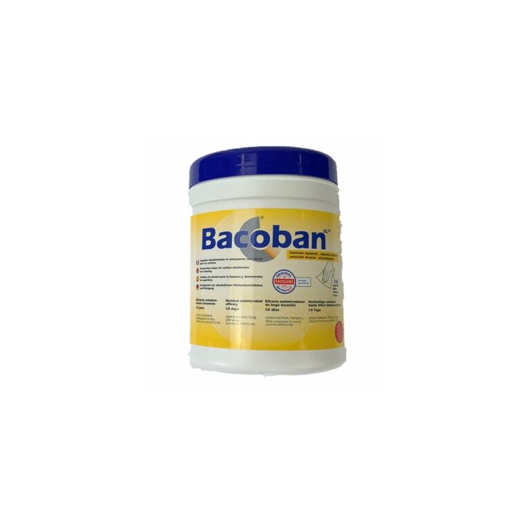 Bacoban Wipes - 160 Wipes container