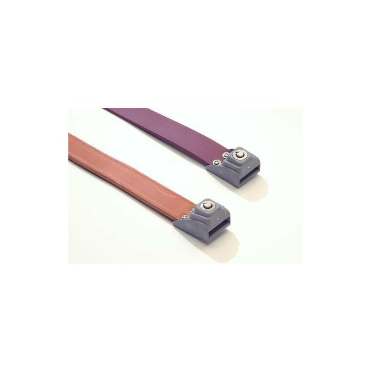 Locking Roller-Buckle Leather and Polyurethane Belts