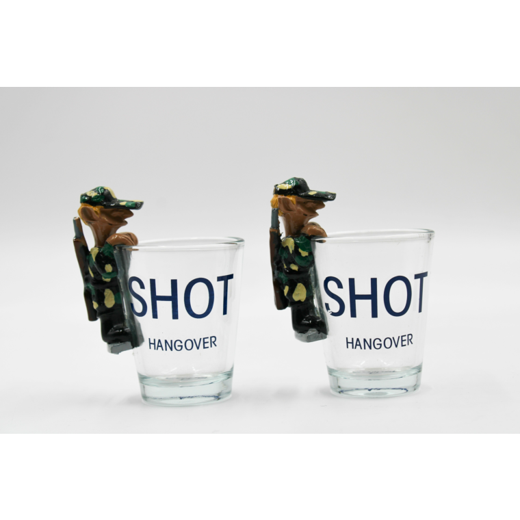 Shot Hangover Shot Glass - Set of 2