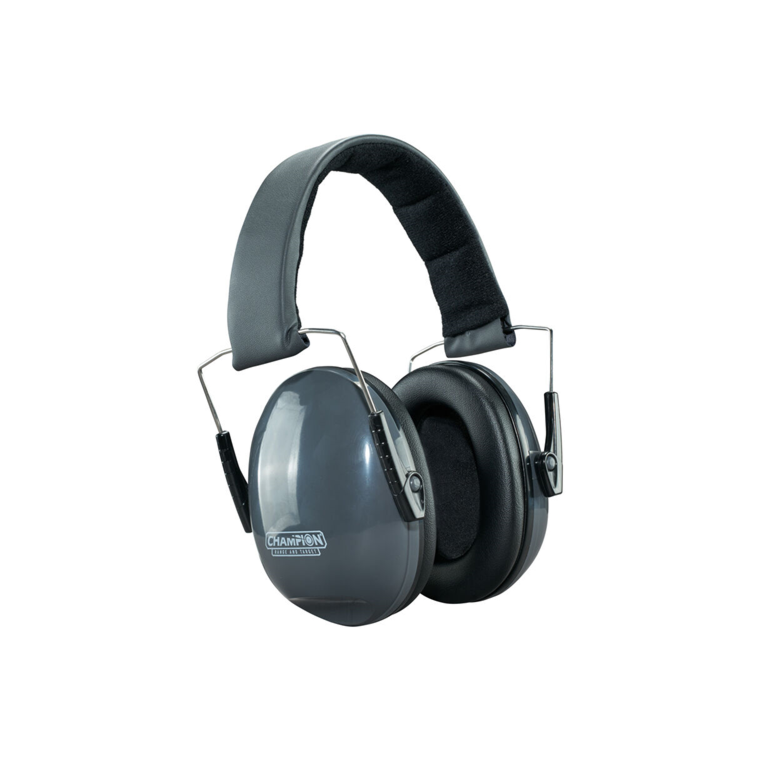 Champion Targets 40995 Small Frame Passive Earmuffs, 21dB Noise Reduction Rating, Gray