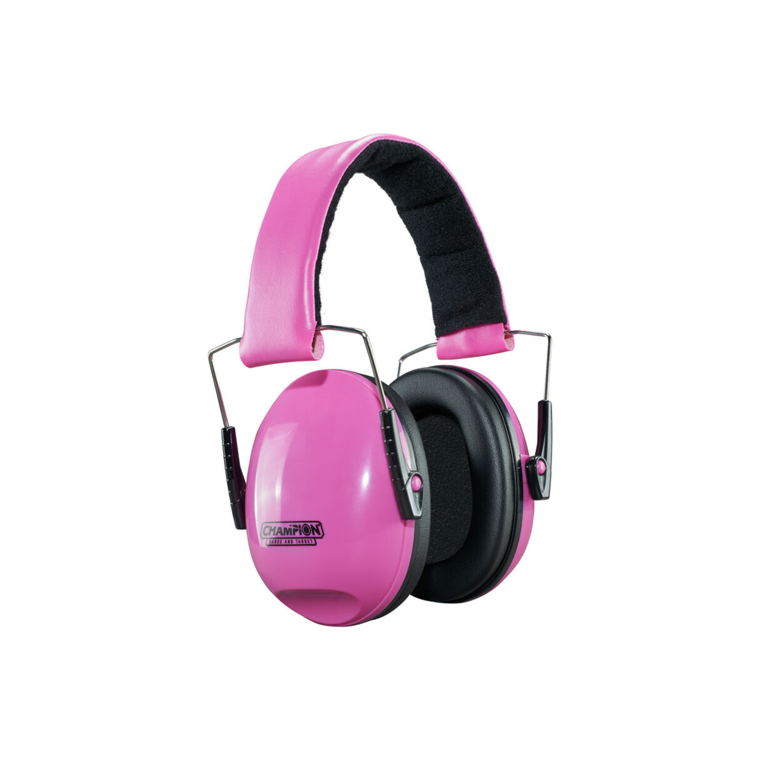 Champion Targets 40996 Small Frame Passive Earmuffs, 21dB Noise Reduction Rating, Pink