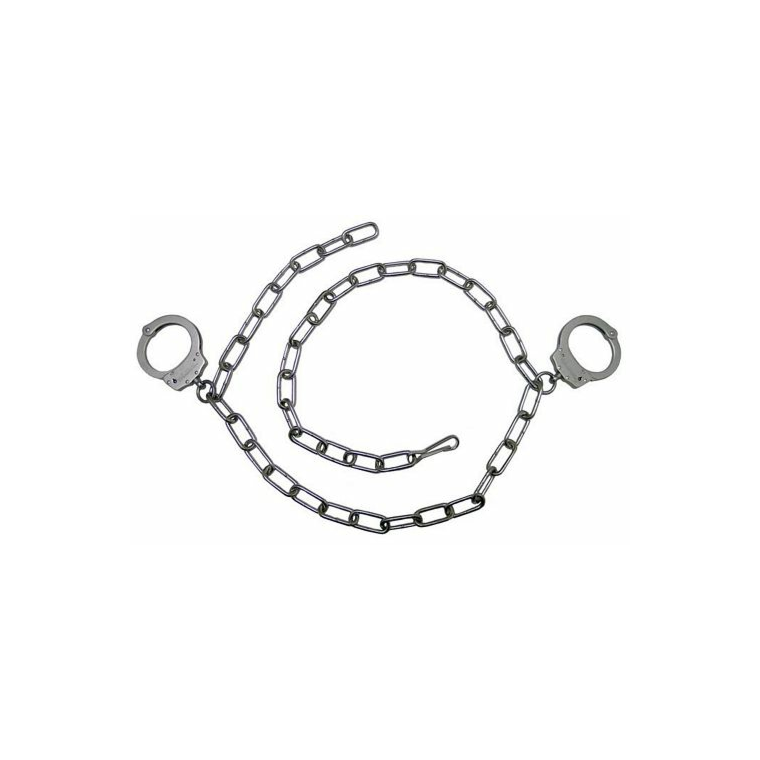 Model 7008 Hardened Waist Chain w/ 1008 Tri-Max Handcuffs