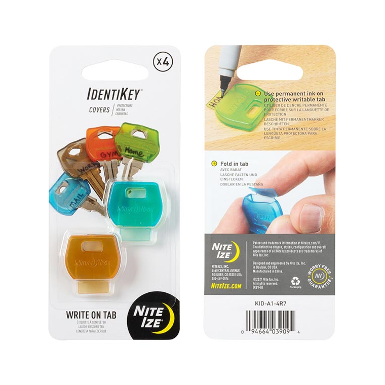 IdentiKey Covers - 4 Pack - Assorted