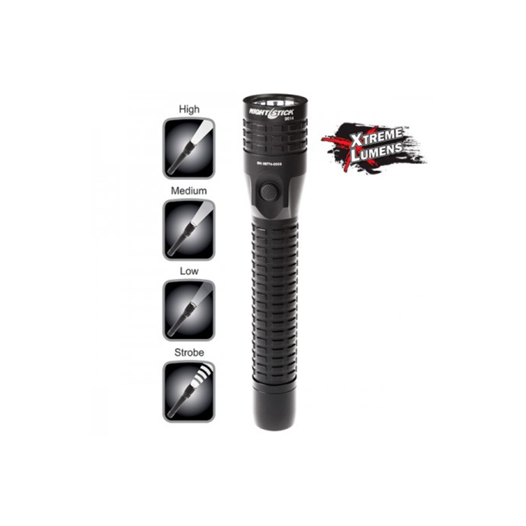 Metal Multi-Function Duty/Personal-Size Rechargeable Flashlight
