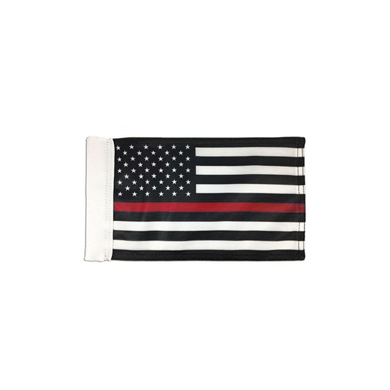 Thin Red Line American Motorcycle Flag, 6 x 9 Inches