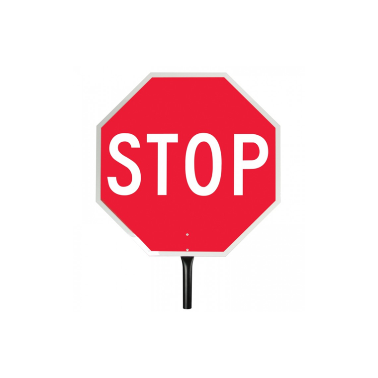 Stop/Stop Reflect Paddle Sign
