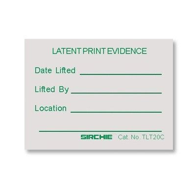 Sirchie - Hinge Lifter Labels (Set of 100)