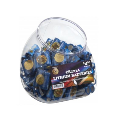 CR123A Battery - Jar of 100
