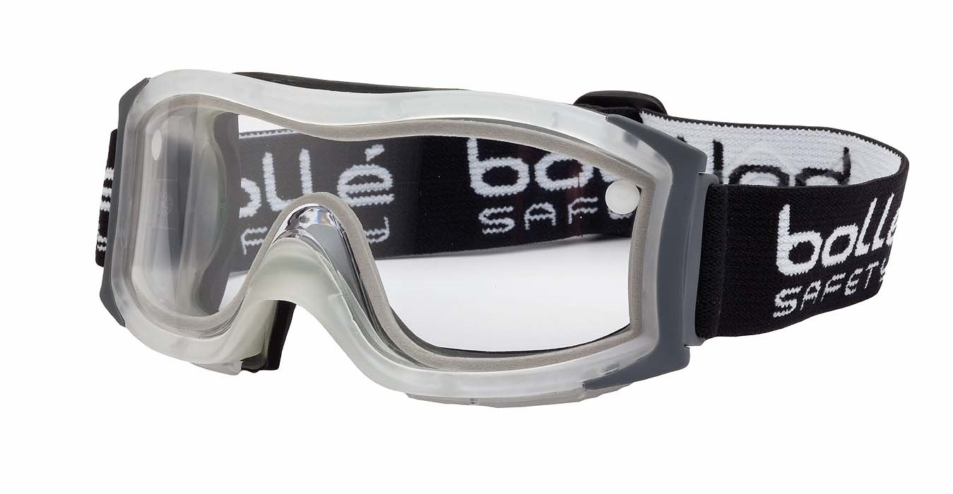 DUO / VAPOUR DUO SAFETY GOGGLE SAFETY PC DOUBLE LENS CLEAR ASAF VENTED TPR VENTED BLACK