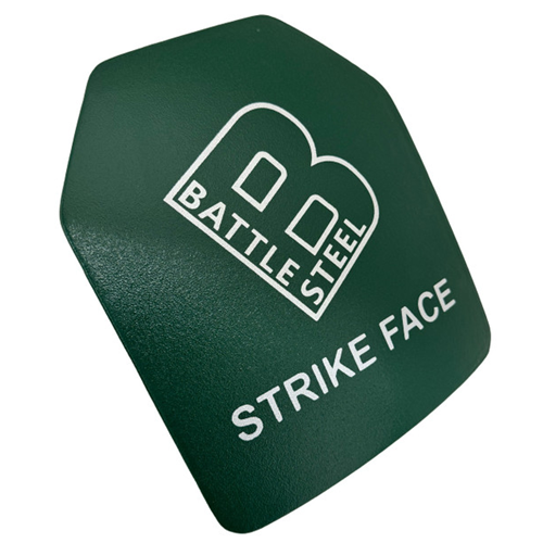 BattleSteel Level 4 10x12 Armor Plates Shooters Cut Multi-Curve Full Ceramic Face